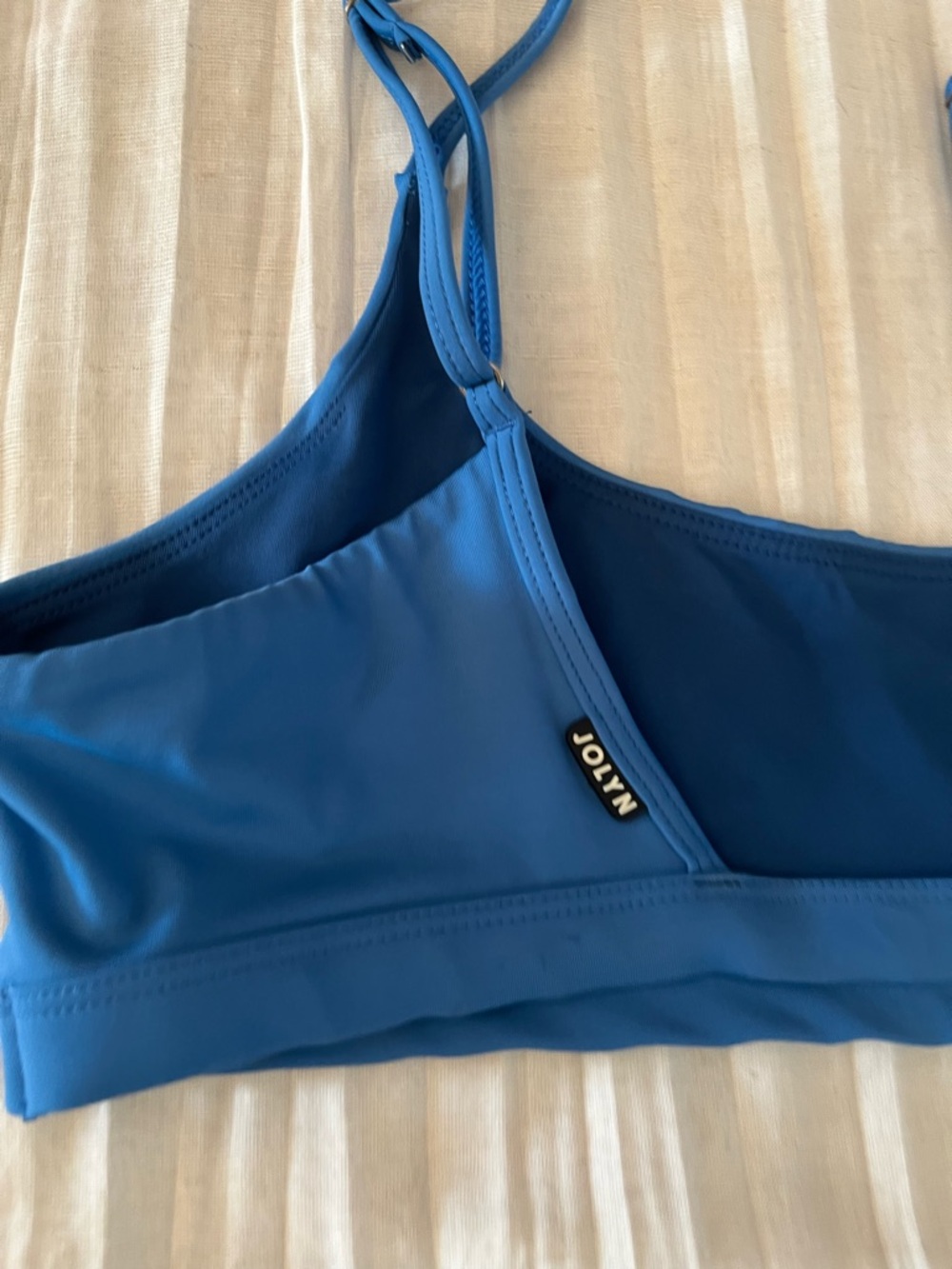 Jolyn Swim Bikini Viviana Top and Natia Bottom in Blue Size M - Picture 5 of 9